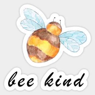 BEE kind T-shirt with bee Sticker